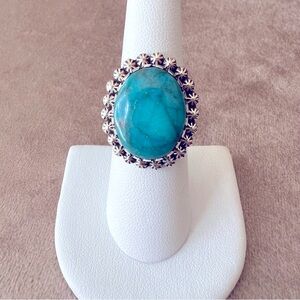 NEW Native American Blue Ridge Turquoise ring